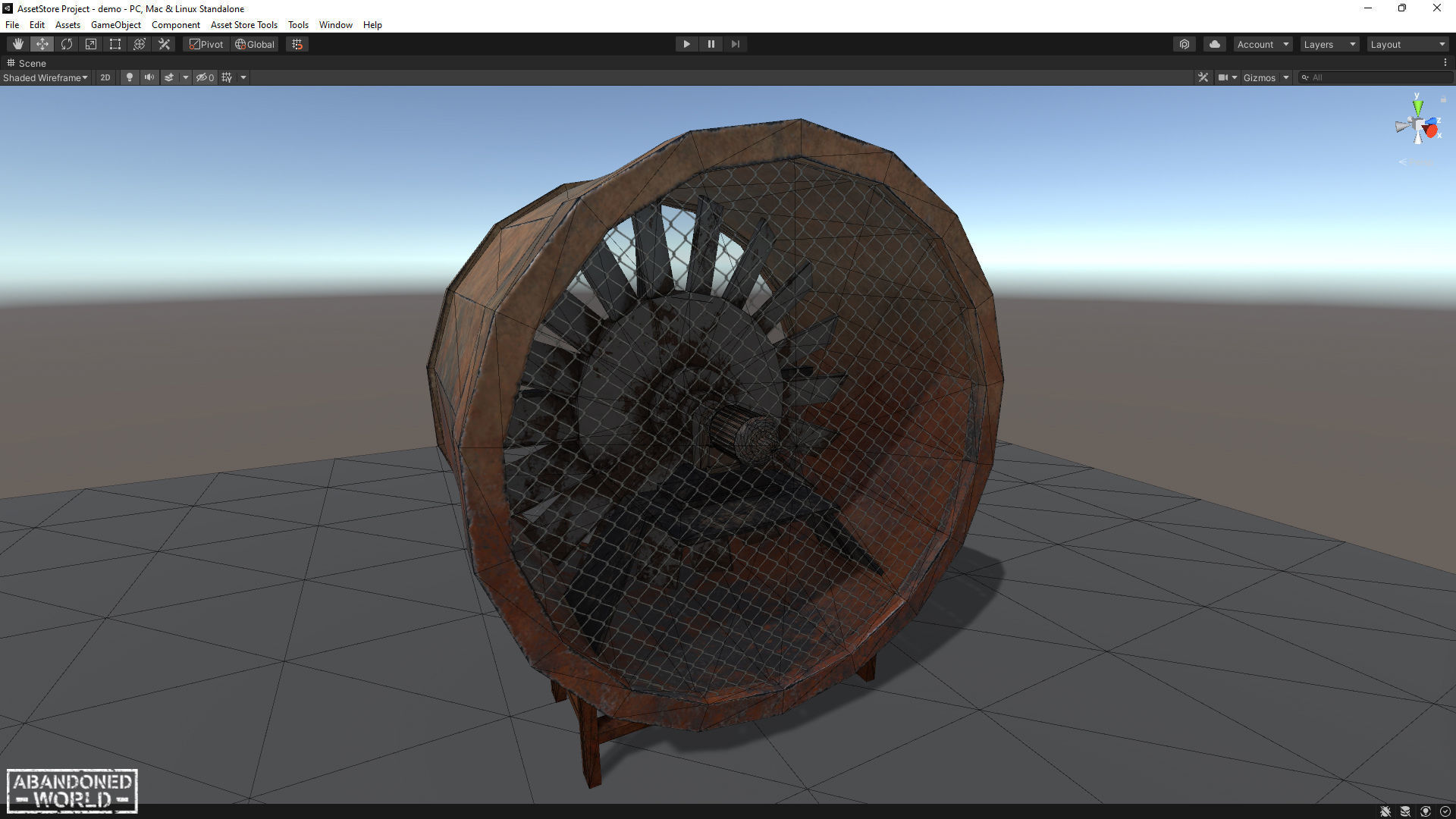 Fan for Metro Free low-poly 3D model_6