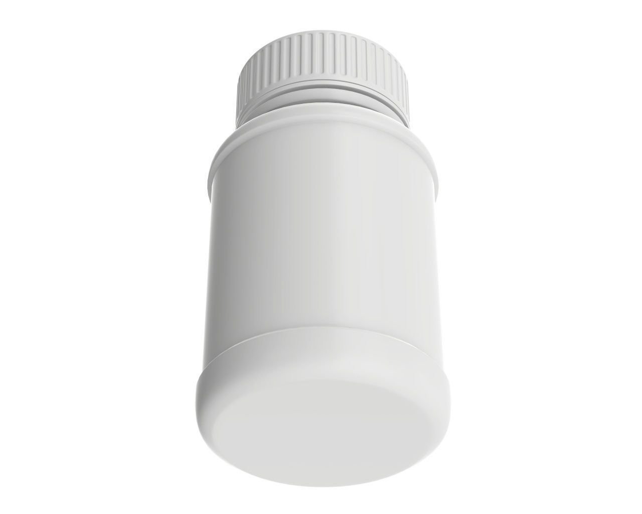 Medicine plastic bottle mockup 02 3D model_3