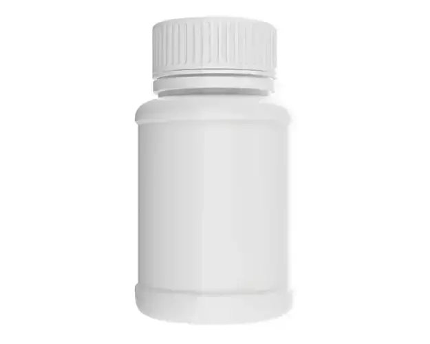 Medicine plastic bottle mockup 02 3D model