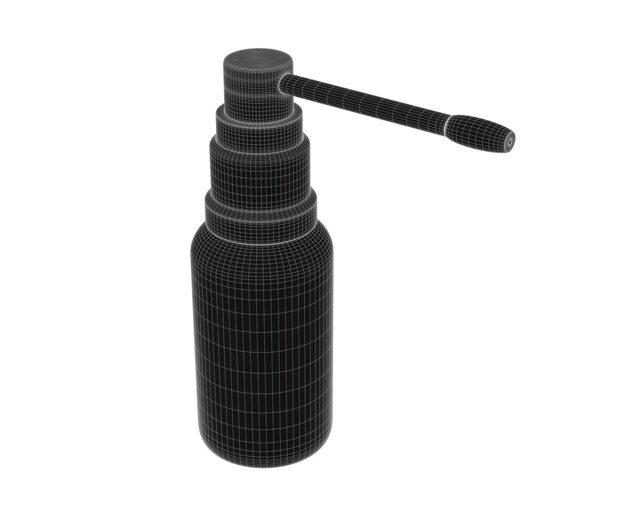 Medicine spray bottle 02 3D model_4