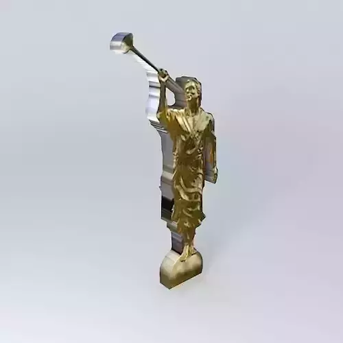 SEVENTH MODEL (Moroni) ANGEL. Free 3D model