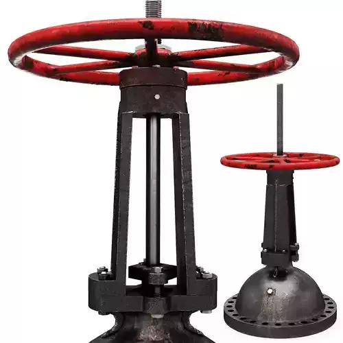 Valve industrial stool with base