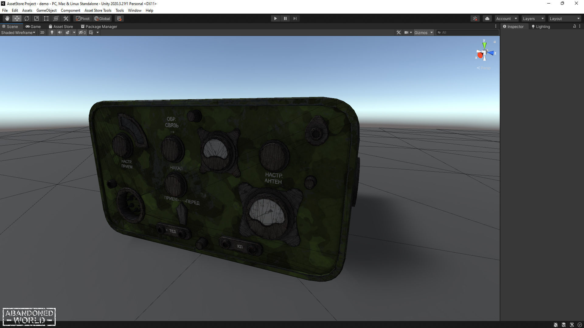 Radio Military North Low-poly 3D model_12