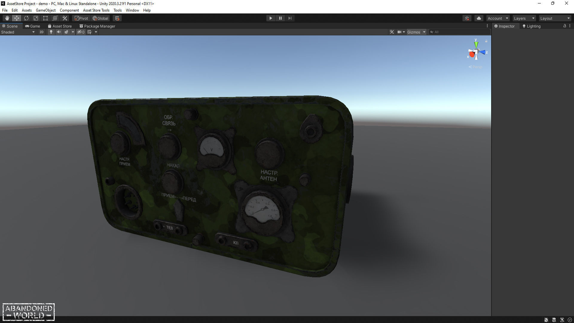 Radio Military North Low-poly 3D model_11