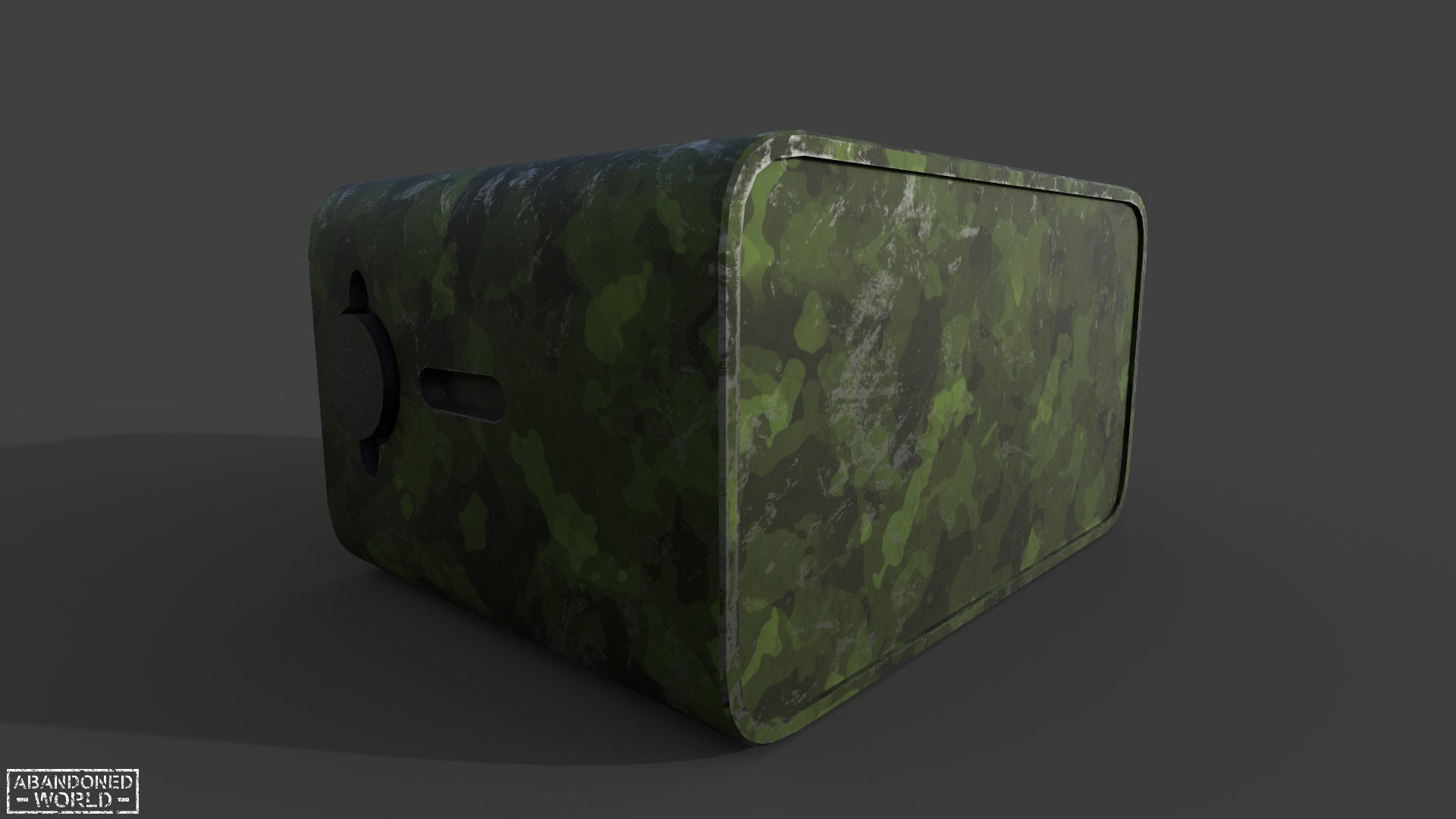 Radio Military North Low-poly 3D model_4