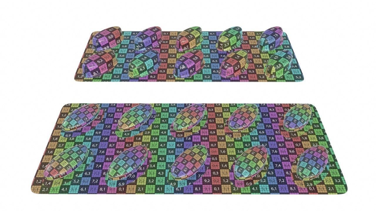 Pills in blister pack 07 3D model_4