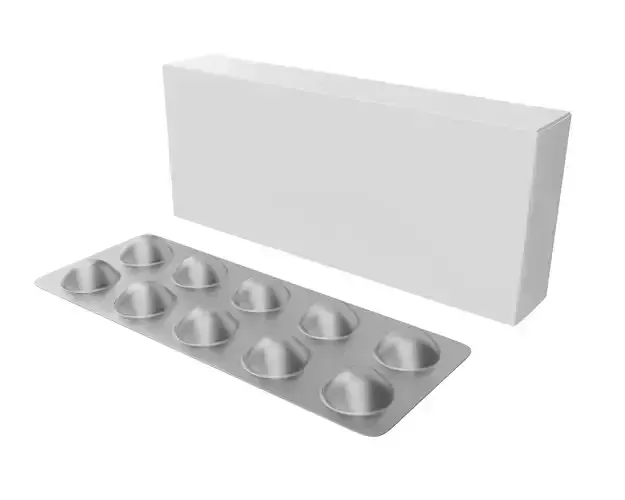 Pills with paper box package 01