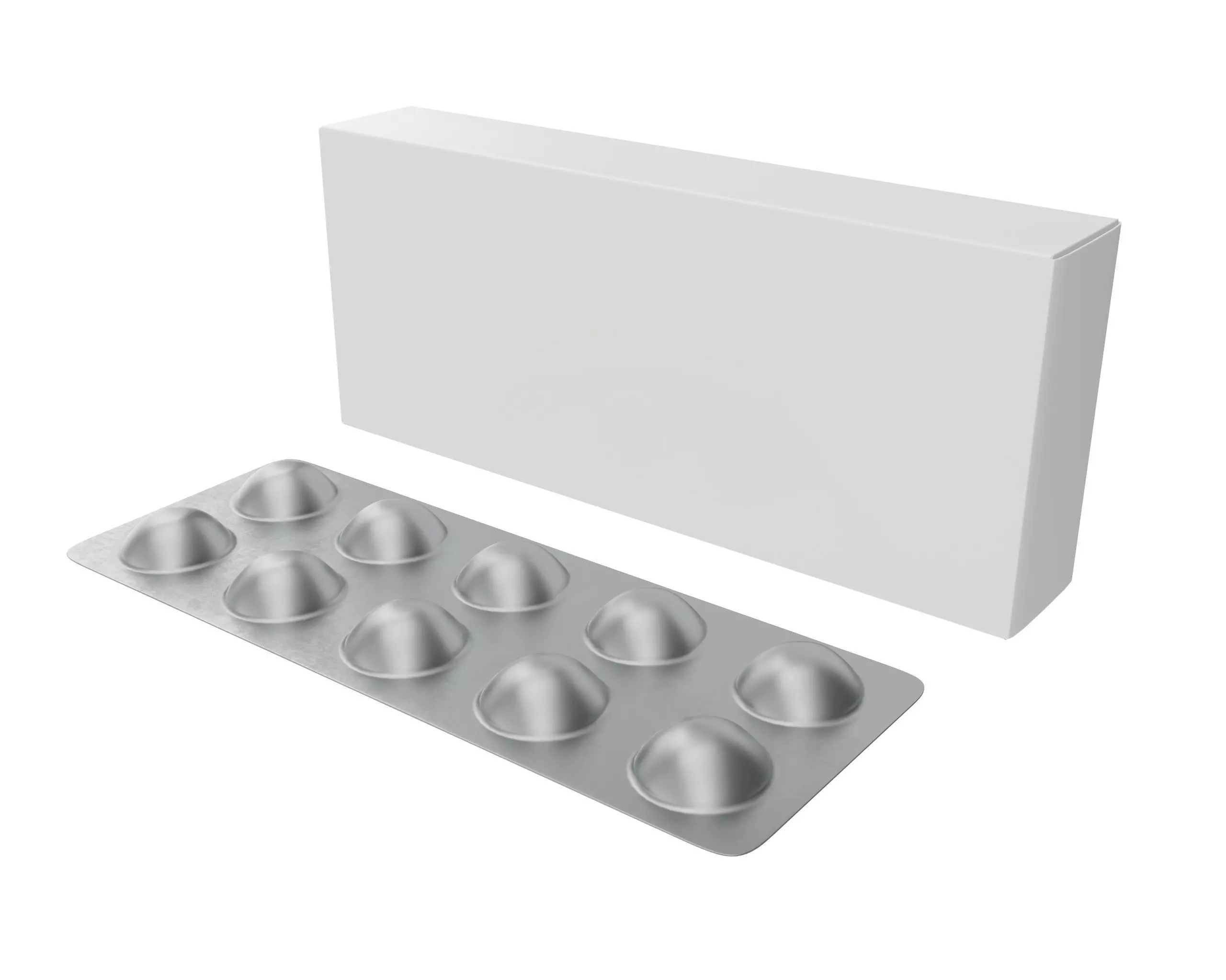 Pills with paper box package 01 3D model_0