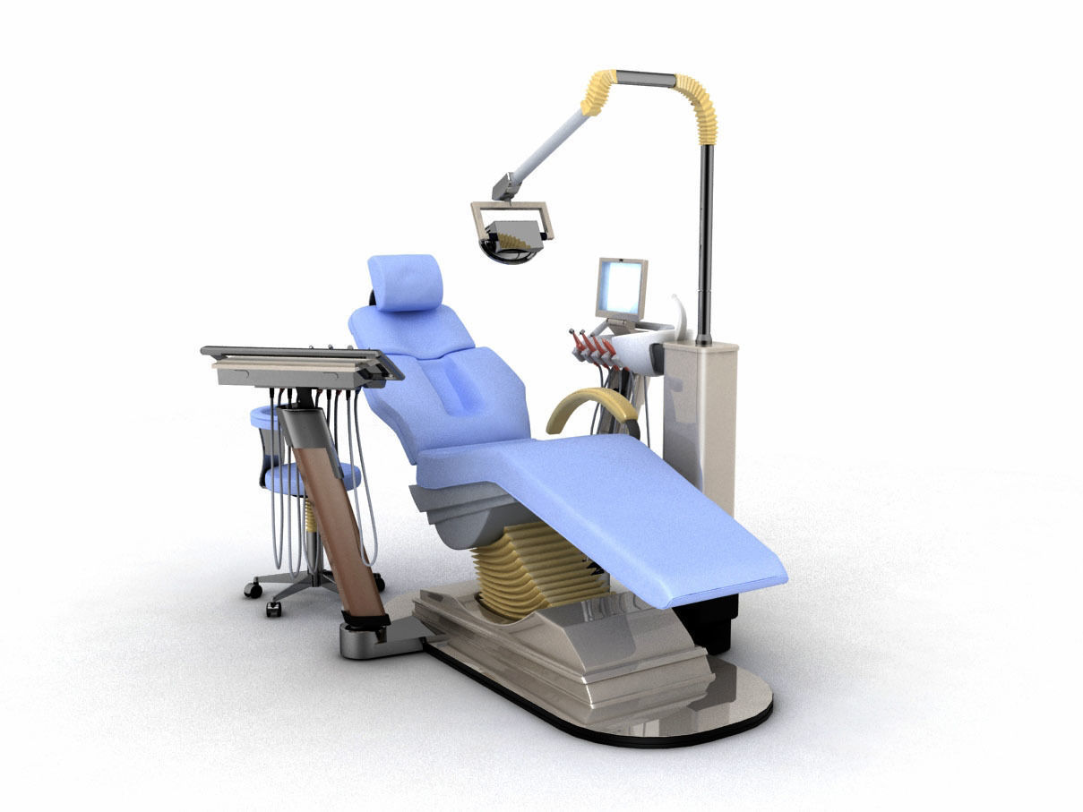 Dental Chair 3D model_1
