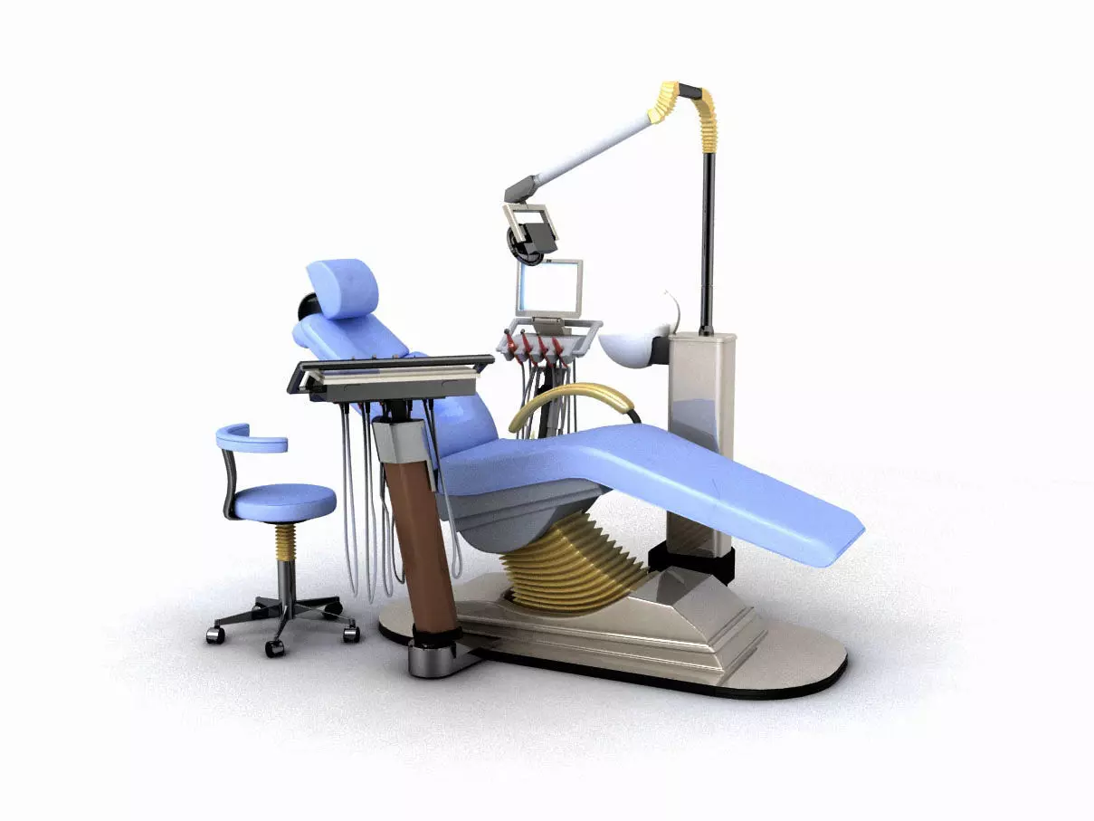 Dental Chair 3D model_0