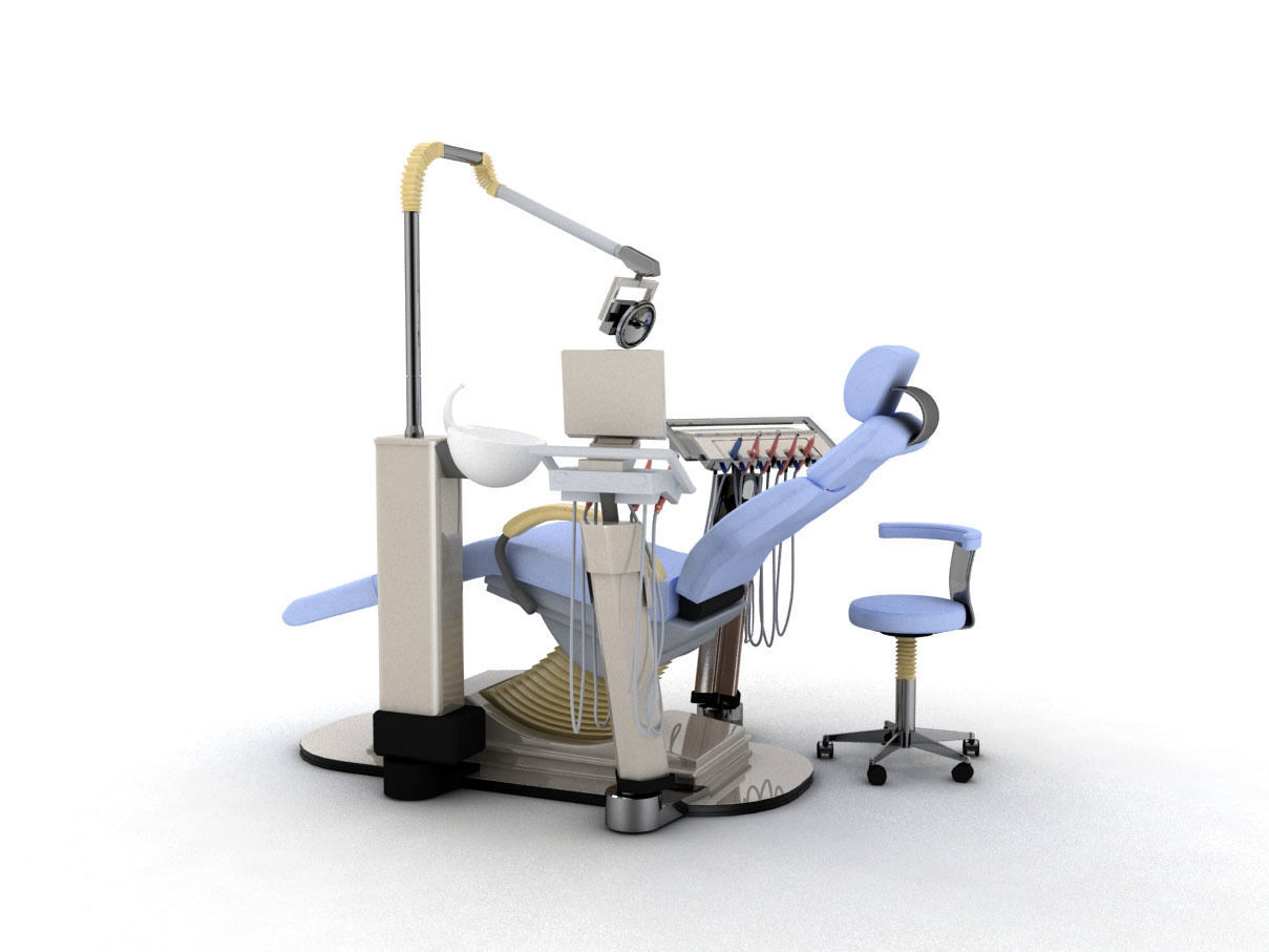 Dental Chair 3D model_4
