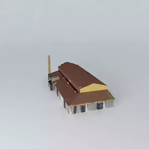 LDS. Centro de Reunion, Mormon, Estaca Azteca, Estado de Mexi... Free 3D model