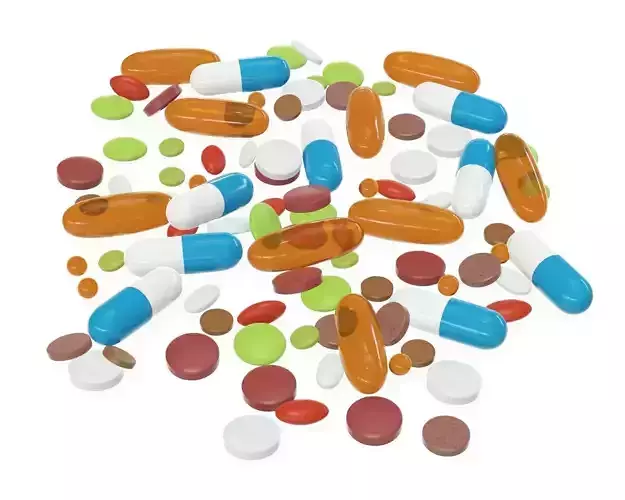 Pills 03 3D model
