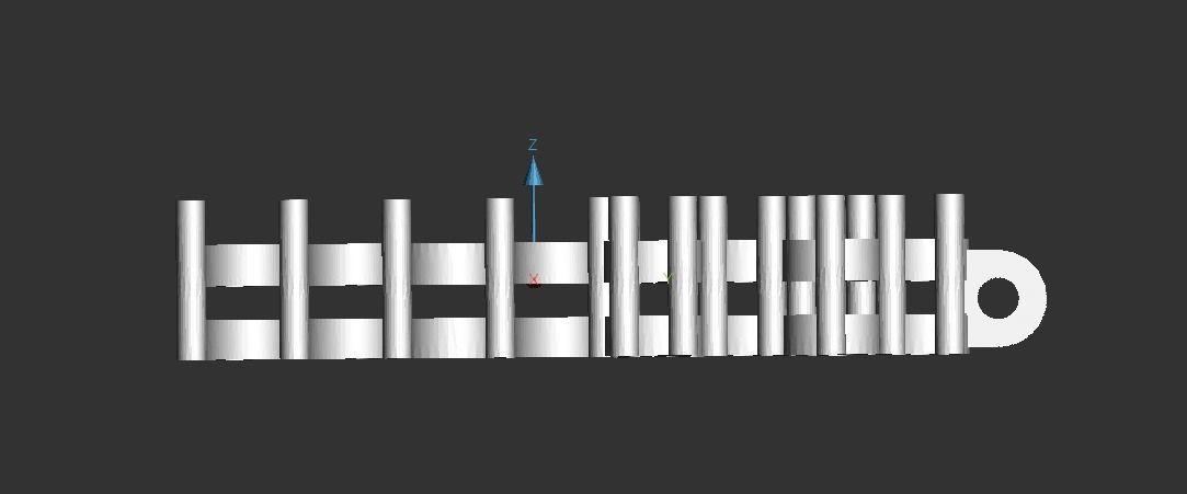 5 Pointer Ankh Cross 3D print model_1