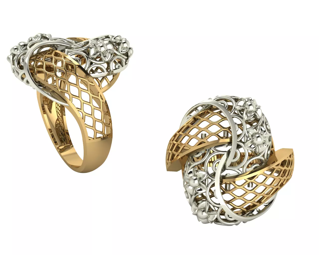 ring gold 3D model_0