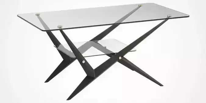 Vintage Coffee Table by Angelo Ostuni 3D model