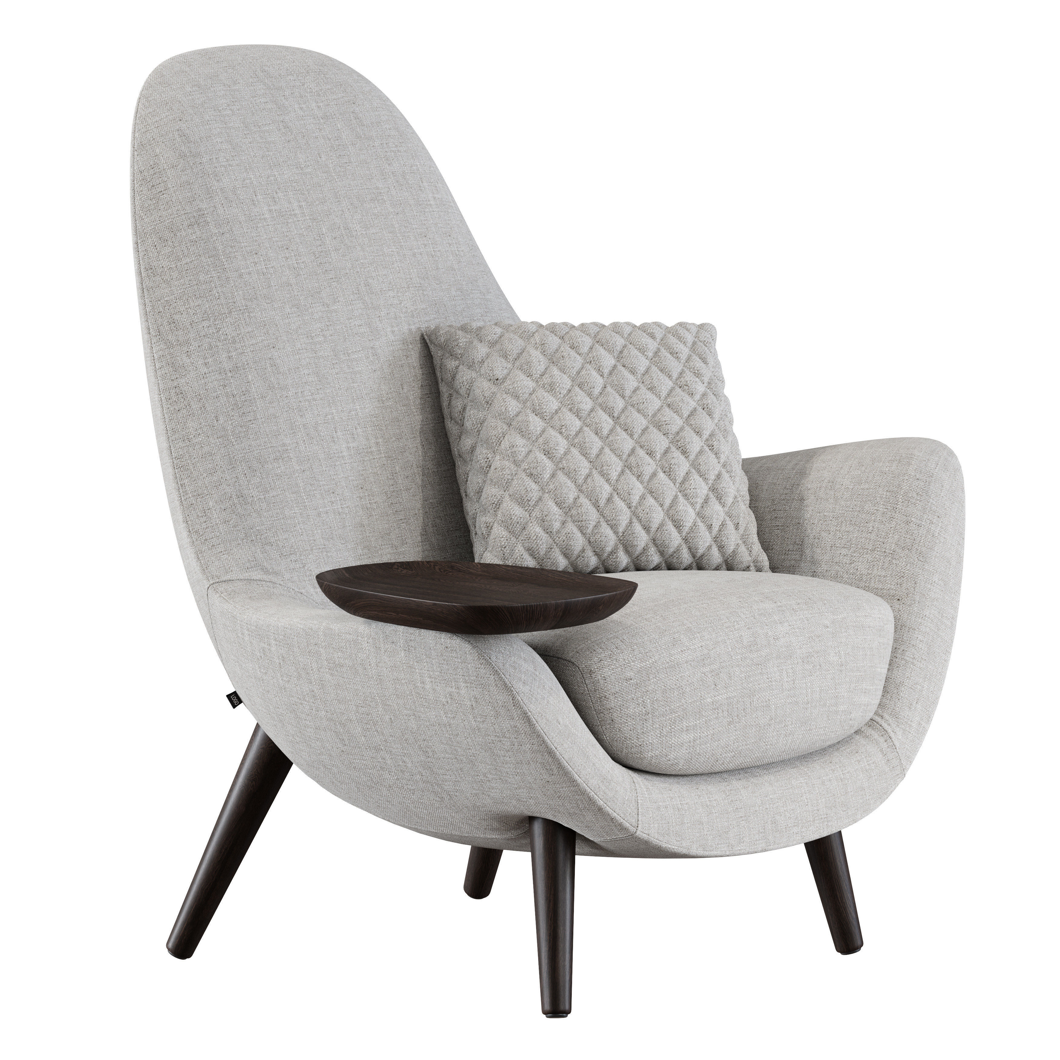 Armchair Mad King by Poliform 3D model_6