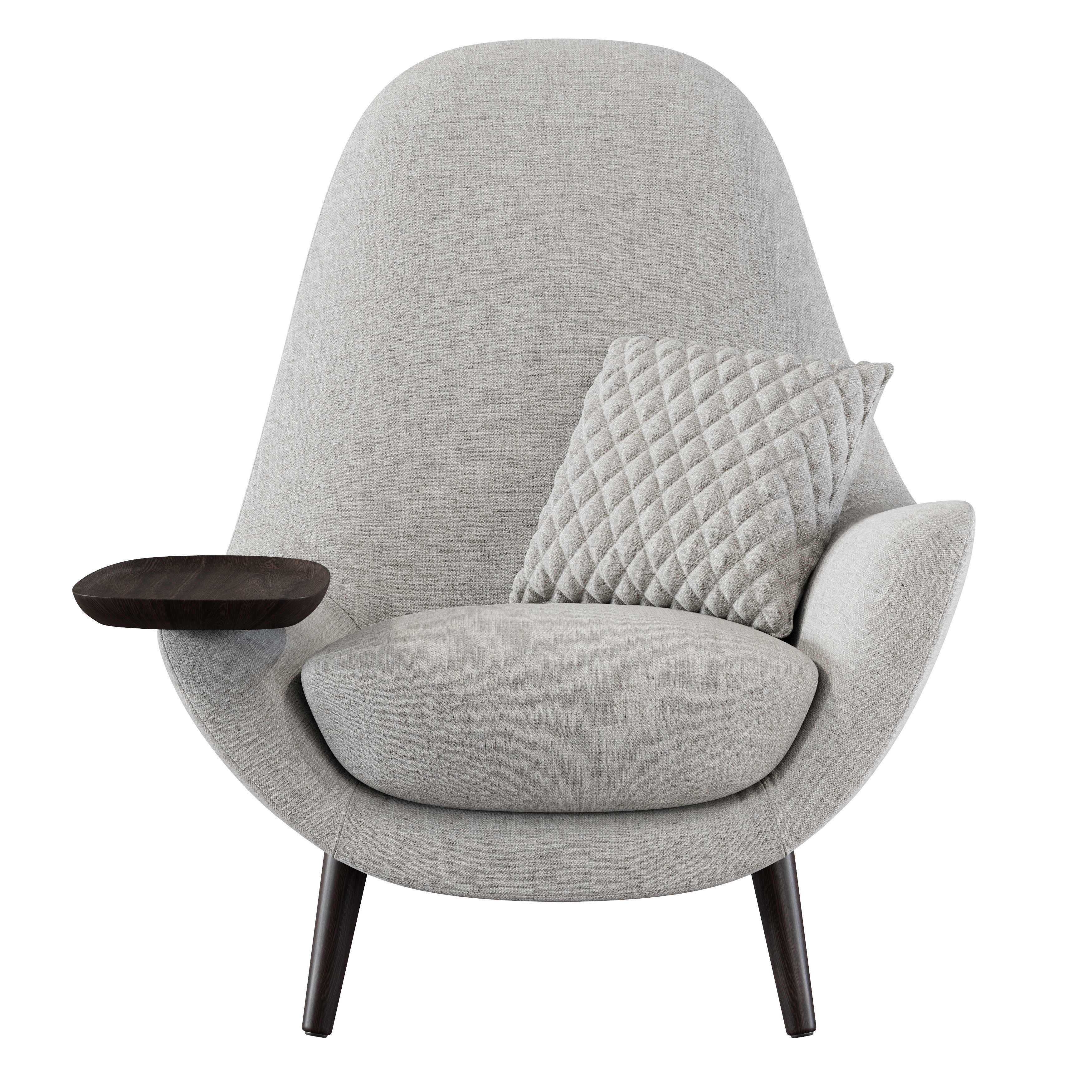 Armchair Mad King by Poliform 3D model_7