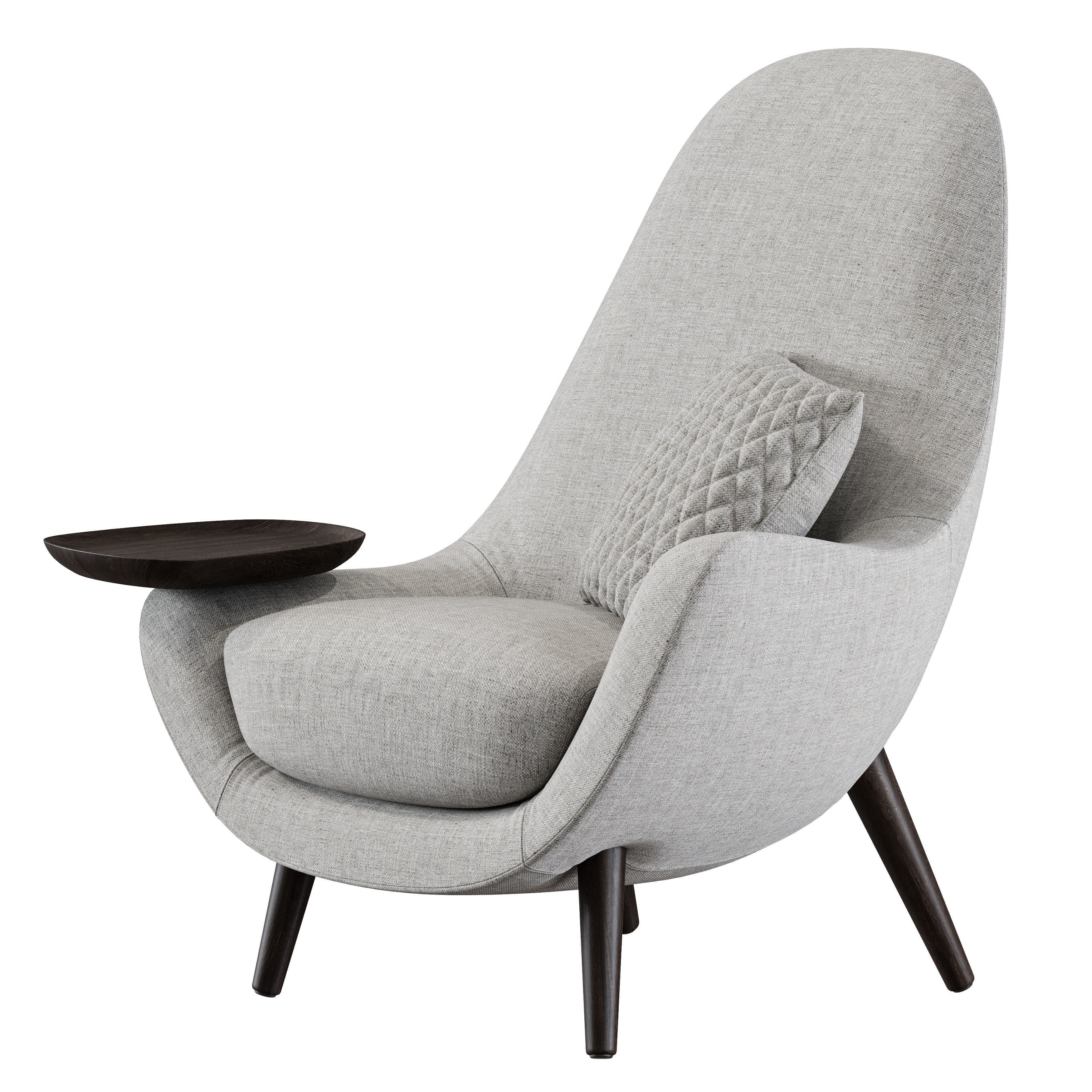 Armchair Mad King by Poliform 3D model_9