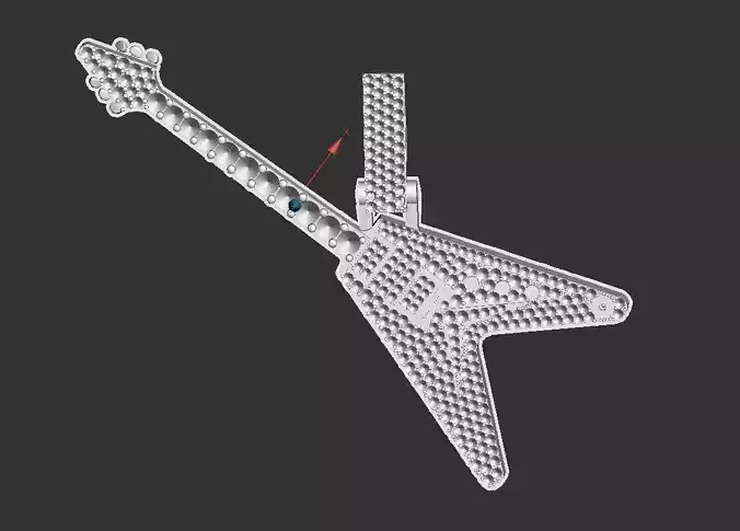 Custom Stones or Diamond Electric Guitar