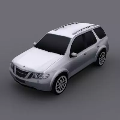 Saab 97x Suv Low-poly 3D model