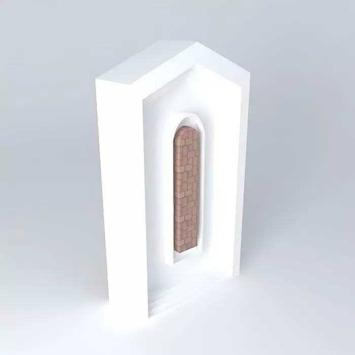Front column CR. Free 3D model