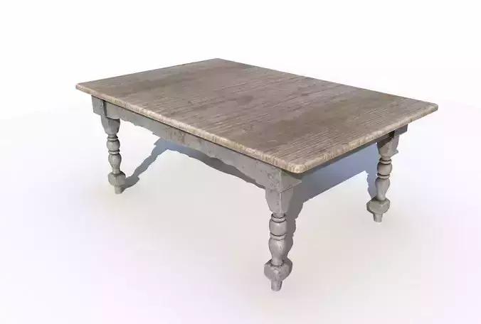 Dining Old Table 4 PBR