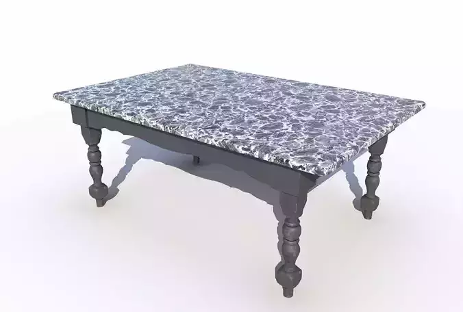 Dining Marble Table 6 PBR
