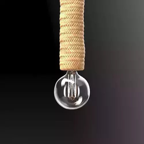 Dutchbone Tan Pendant Lamp 3D model