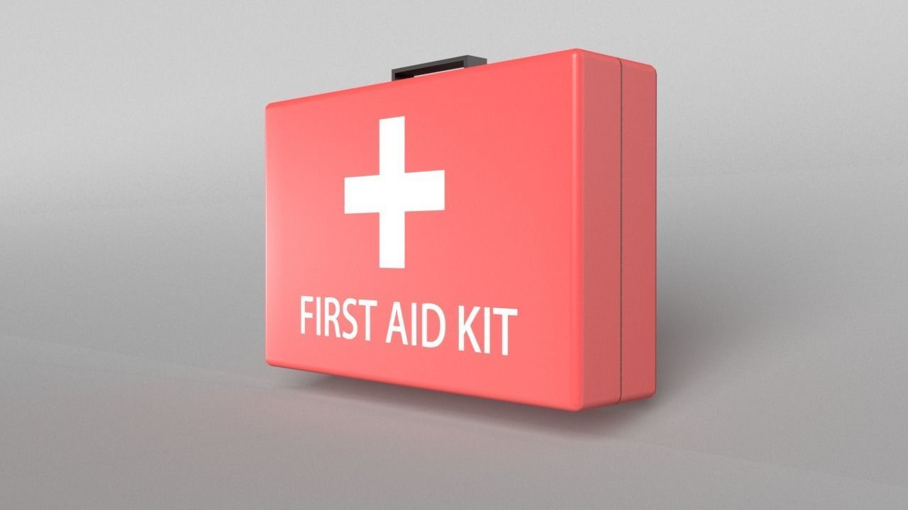 First Aid Kit Pack 01 Free low-poly 3D model_3