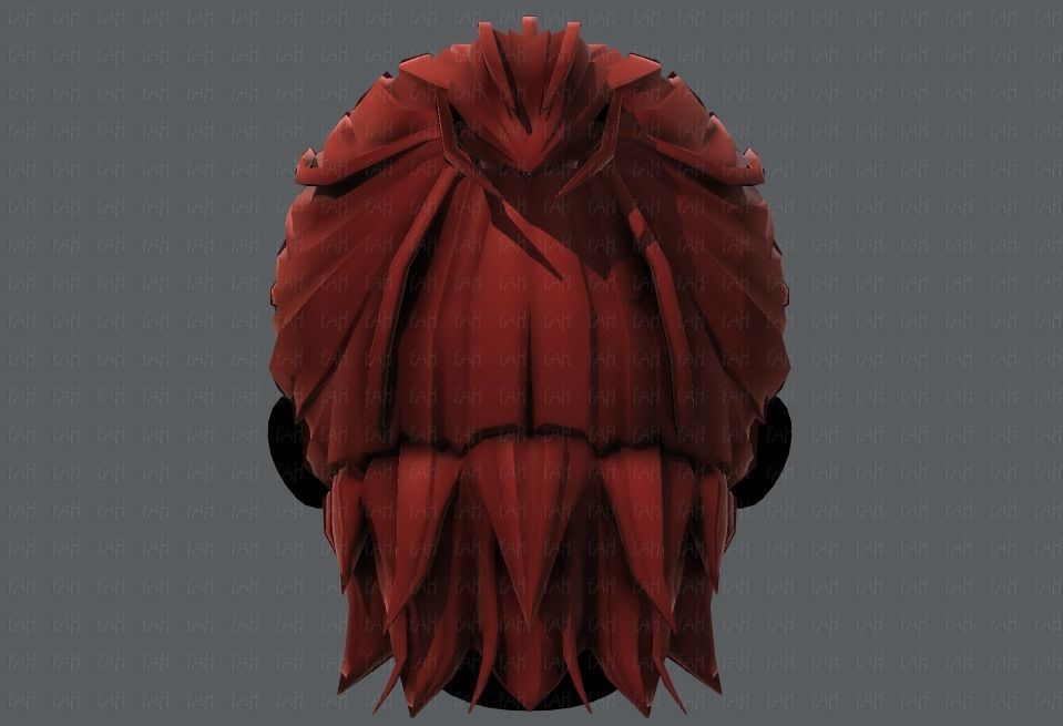 3D Hair style for boy V61 Low-poly 3D model_21