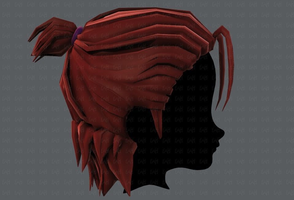 3D Hair style for boy V61 Low-poly 3D model_19