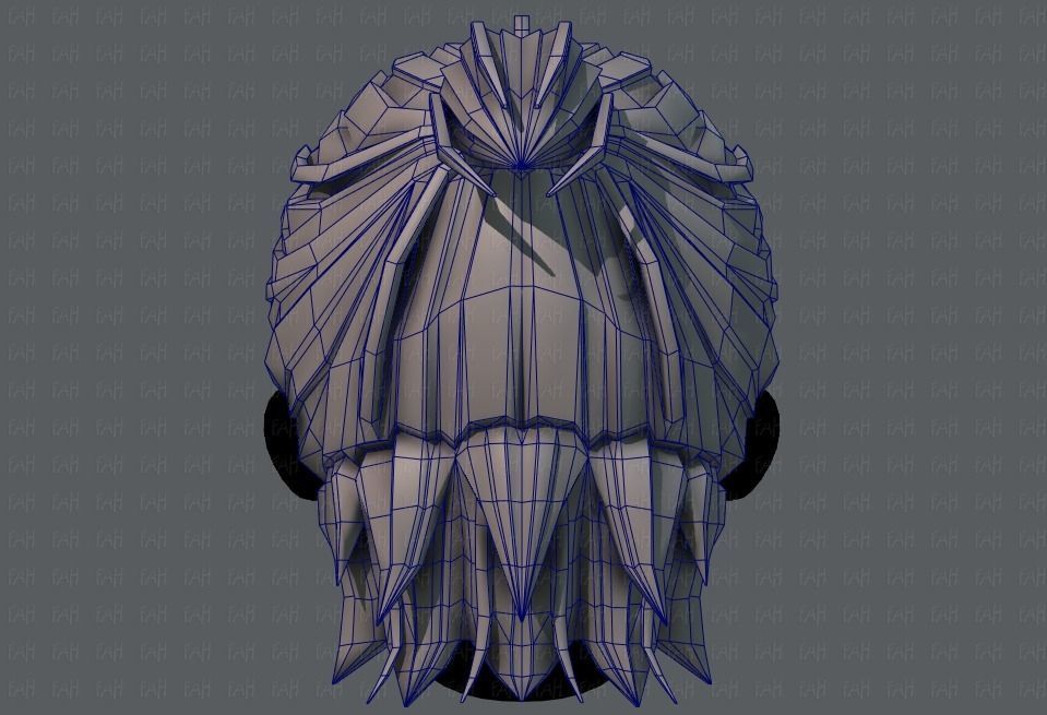 3D Hair style for boy V61 Low-poly 3D model_29