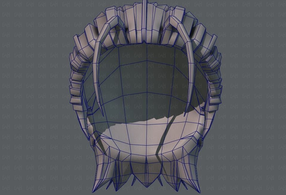 3D Hair style for boy V61 Low-poly 3D model_40