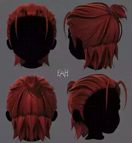 3D Hair style for boy V61