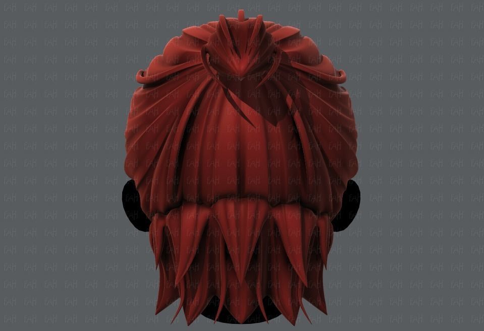 3D Hair style for boy V61 Low-poly 3D model_5