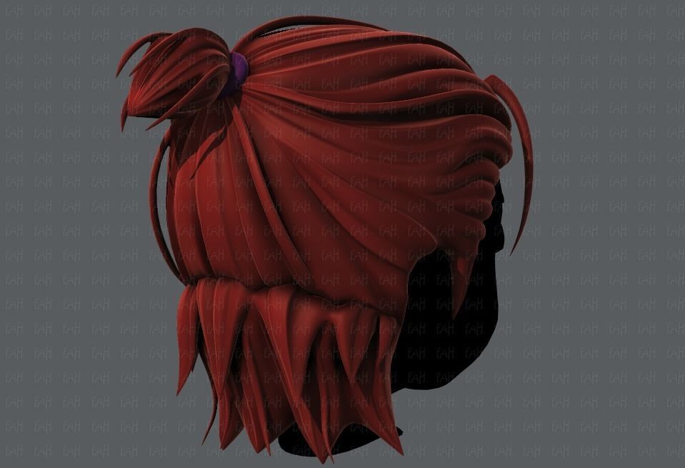 3D Hair style for boy V61 Low-poly 3D model_4