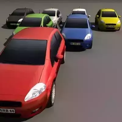 Grande Punto Multi Color