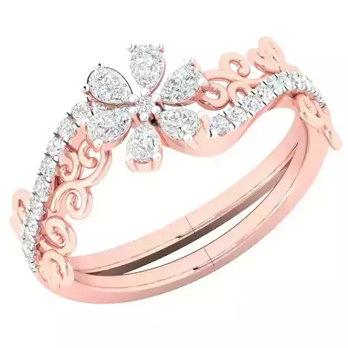 Women ring 3dm stl render detail 3D print model