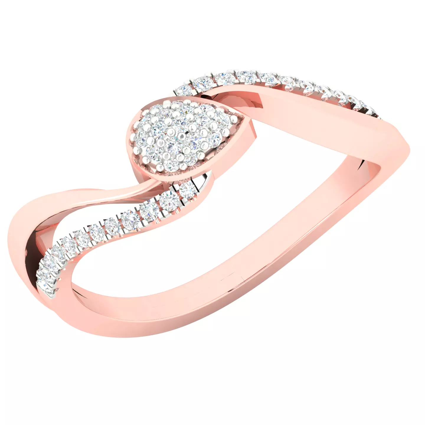 Women ring 3dm stl render detail 3D print model 3D print model_0