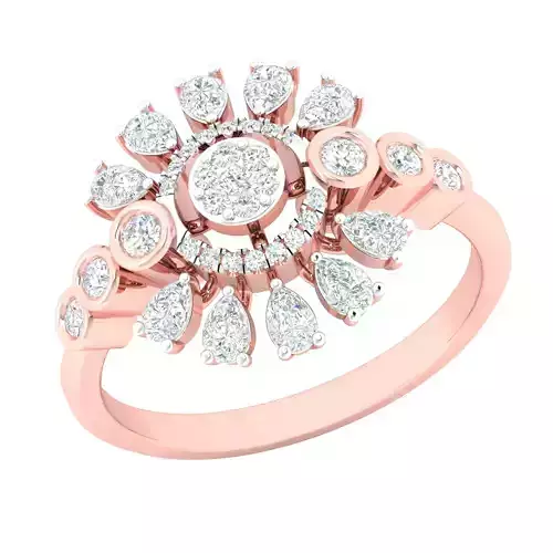 Women ring 3dm stl render detail 3D print model