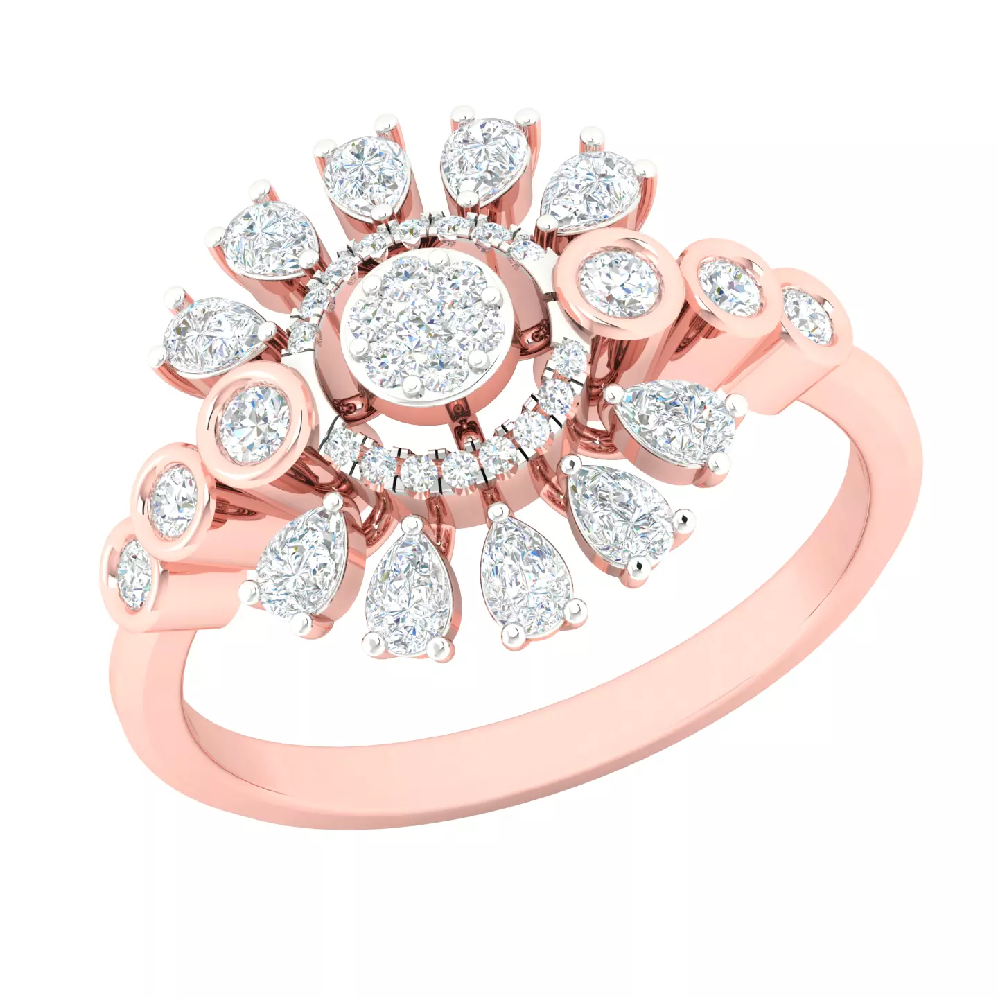 Women ring 3dm stl render detail 3D print model 3D print model_0