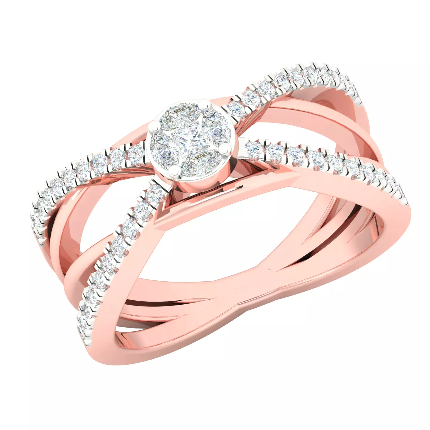 Women ring 3dm stl render detail 3D print model 3D print model_0