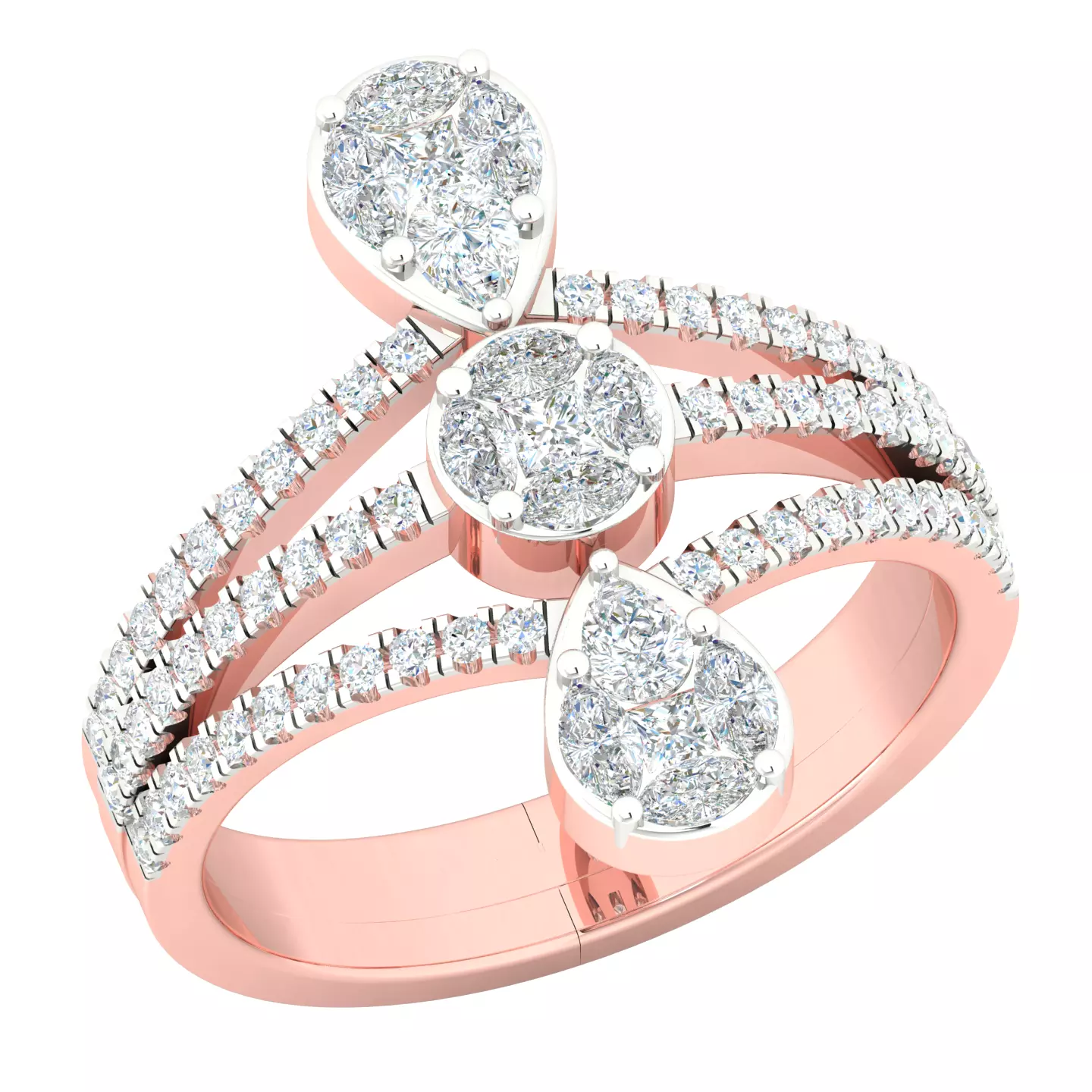 Women ring 3dm stl render detail 3D print model 3D print model_0