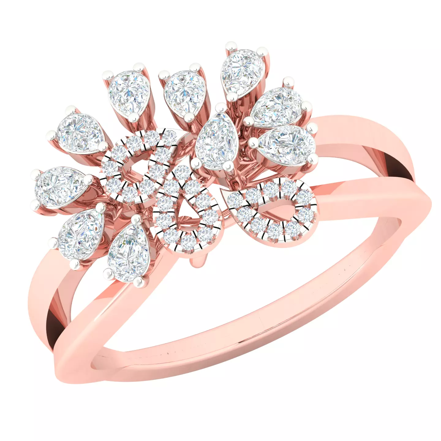 Women ring 3dm stl render detail 3D print model 3D print model_0