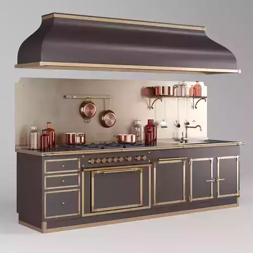 ARTIMINO PALACE By Officine Gullo kitchen set 3d model