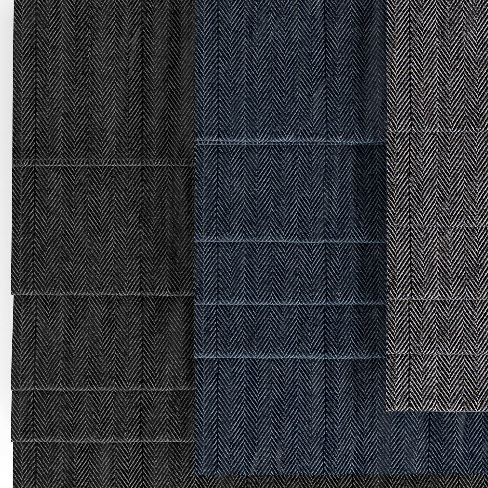 Roman blinds 16 3D model_8