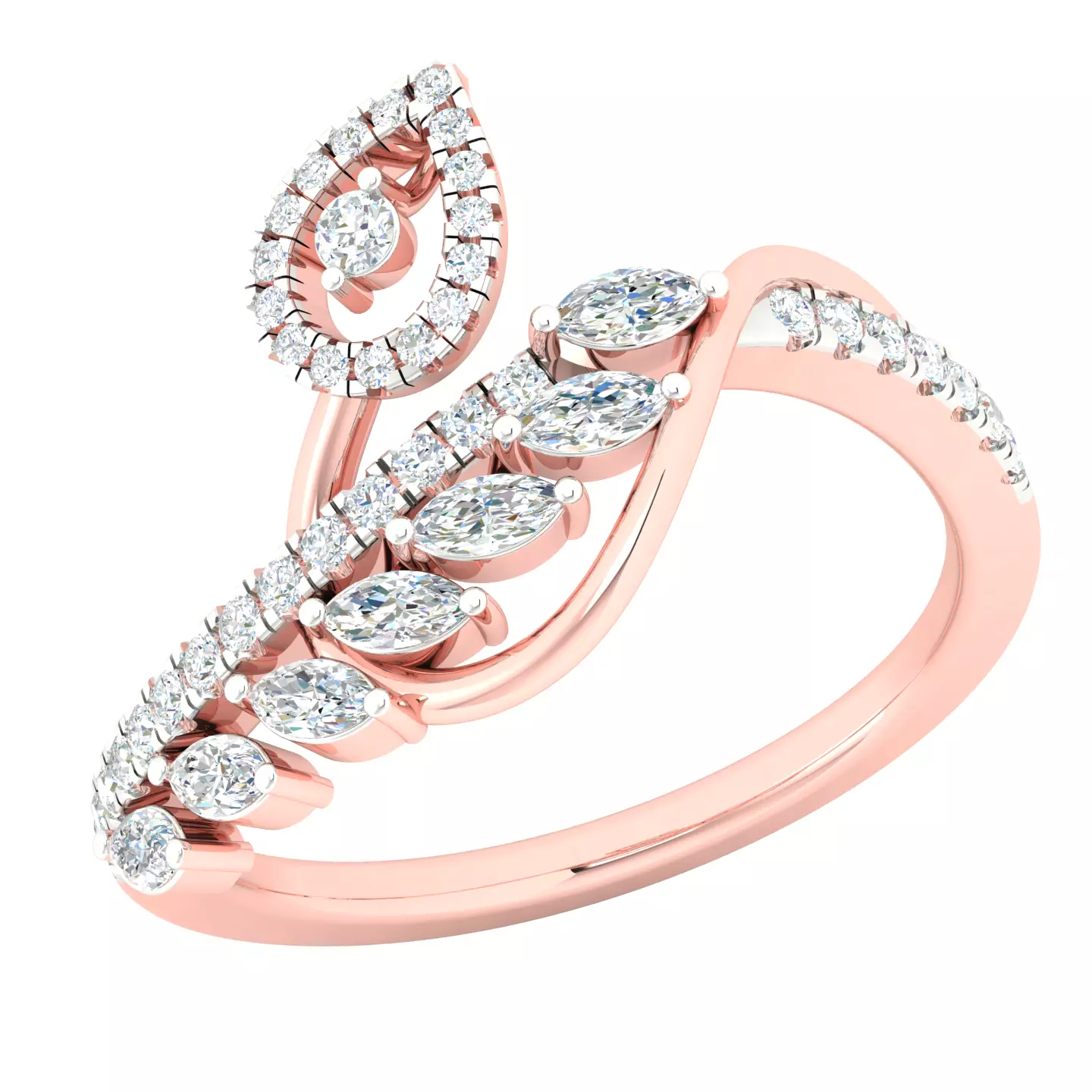 Women ring 3dm stl render detail 3D print model 3D print model_0