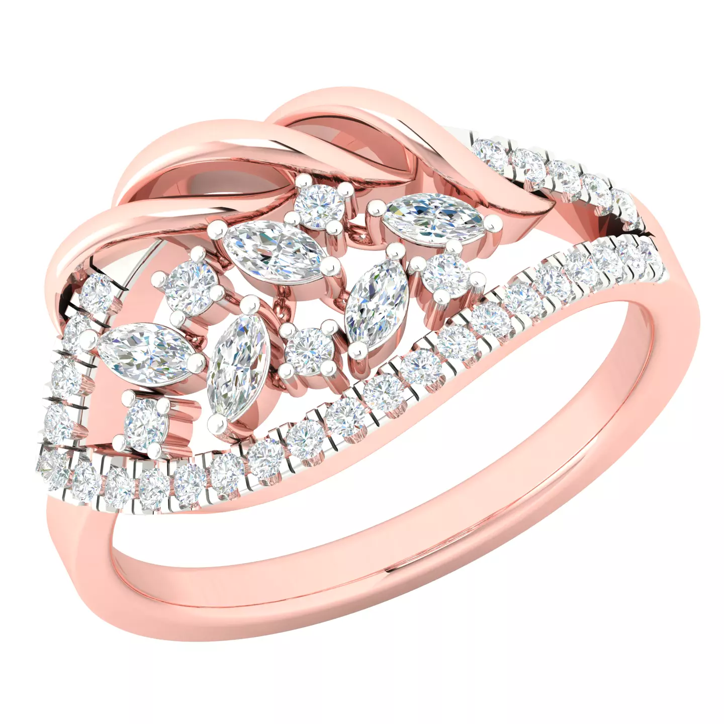 Women ring 3dm stl render detail 3D print model 3D print model_0