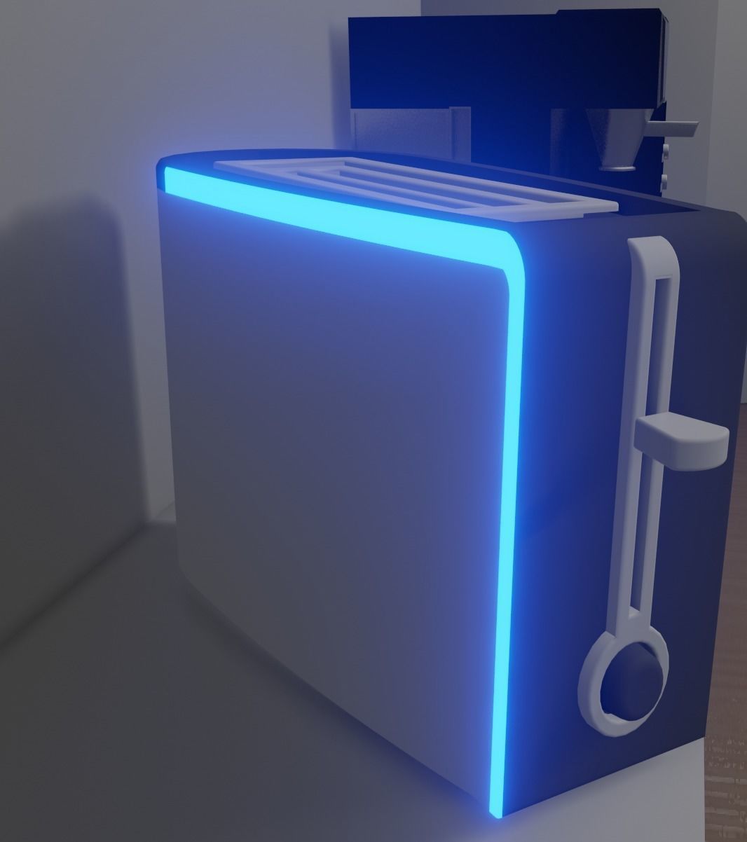 Modern Kitchen Design 3D model_2